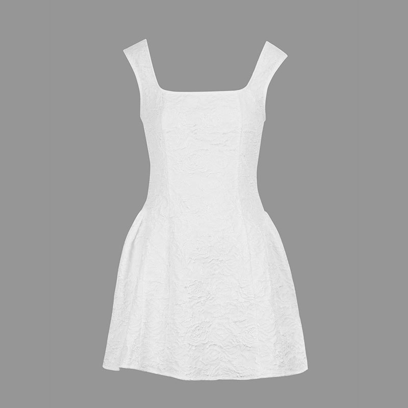 Polyester Sleeveless Tie Neck Bodycon Mini Dress