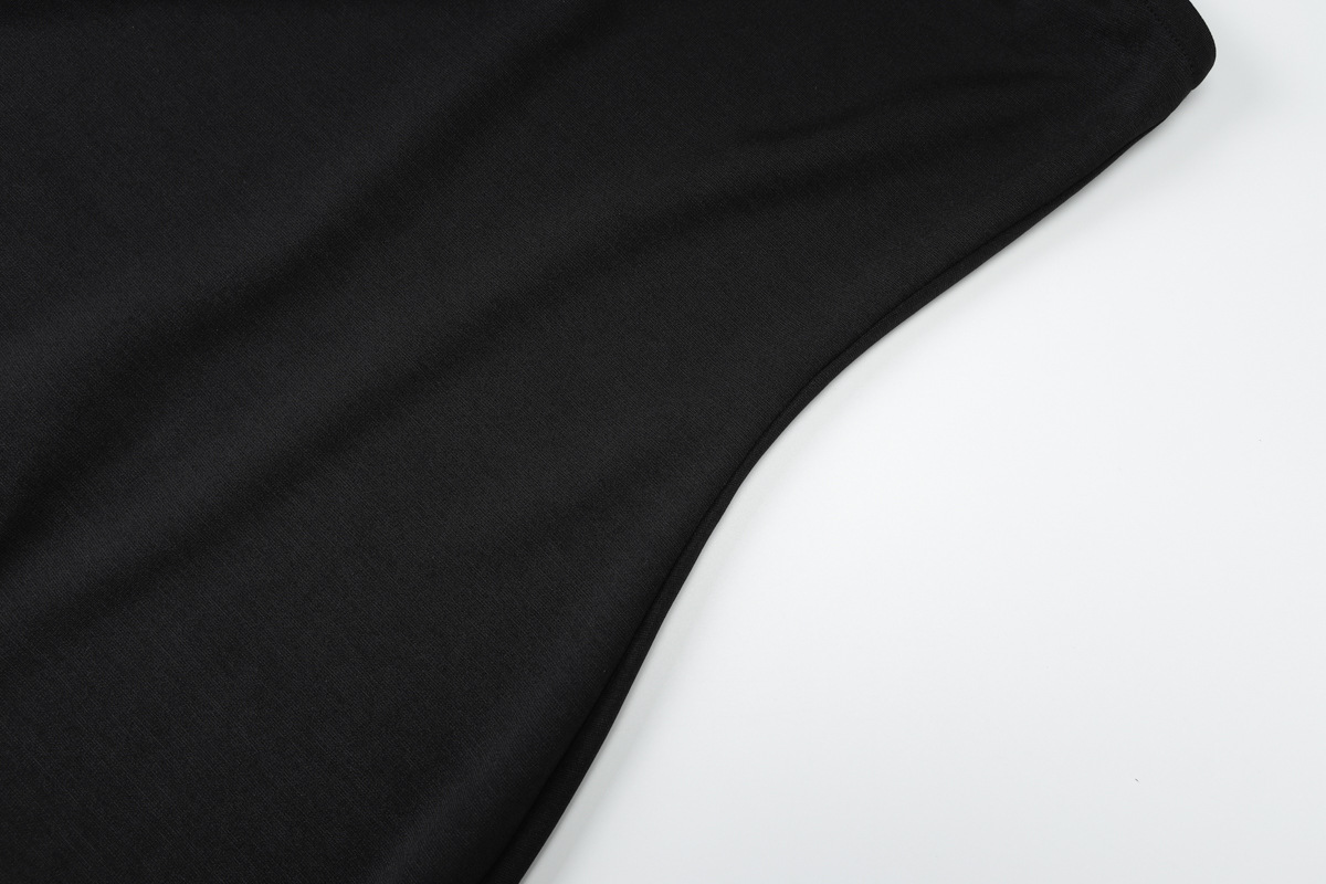 Asymmetrical Open Back Body-Hugging Side Vent Dress