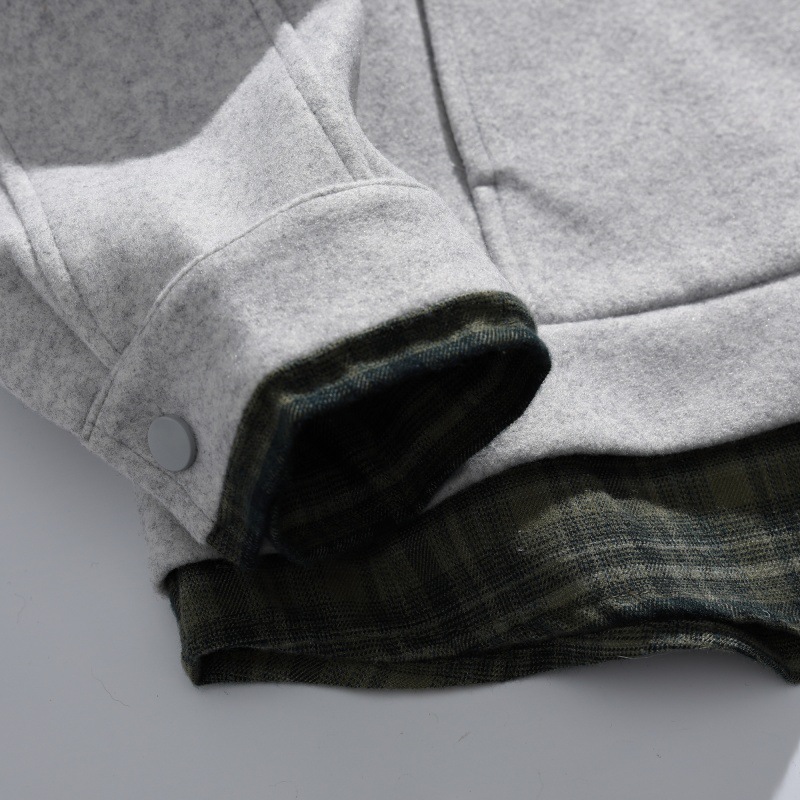Oversized Long Sleeve Layered Letter Hoodie