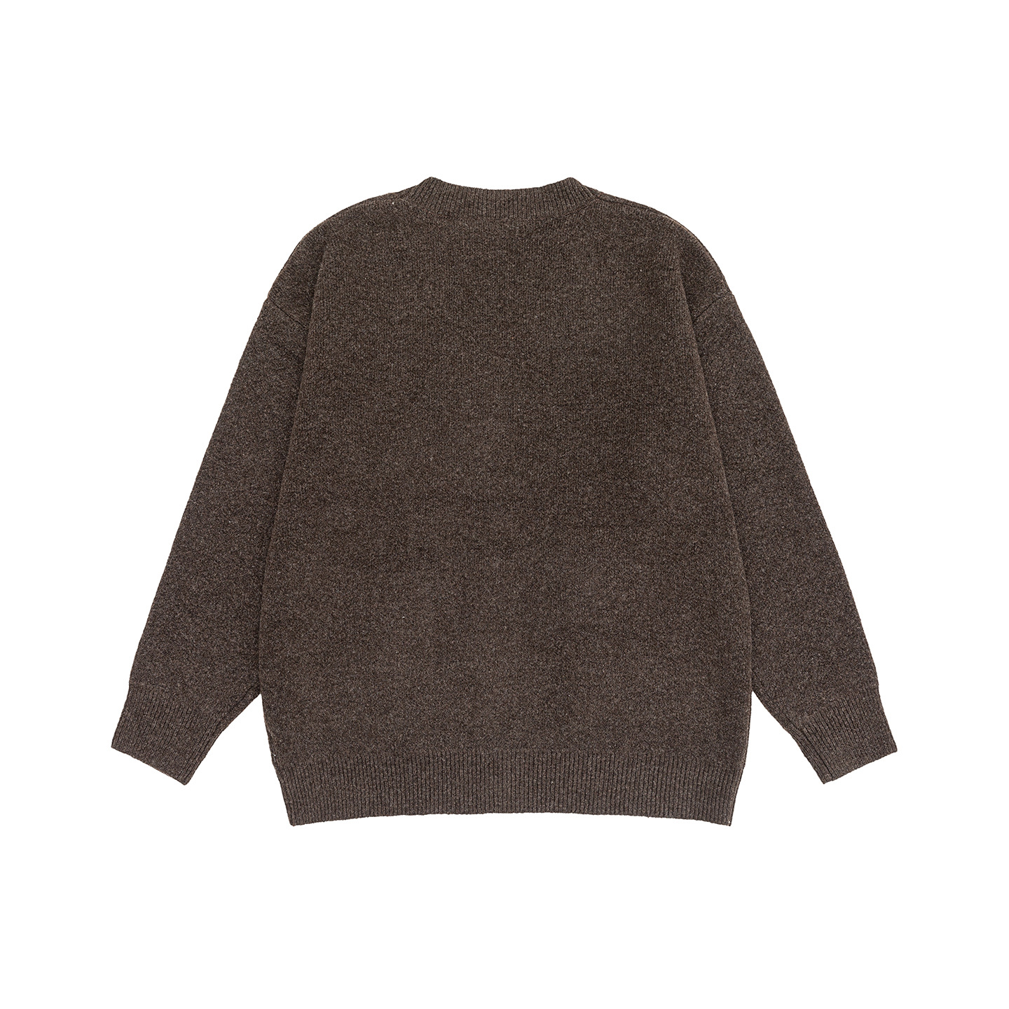 Slouchy Plain Polyester Cardigan