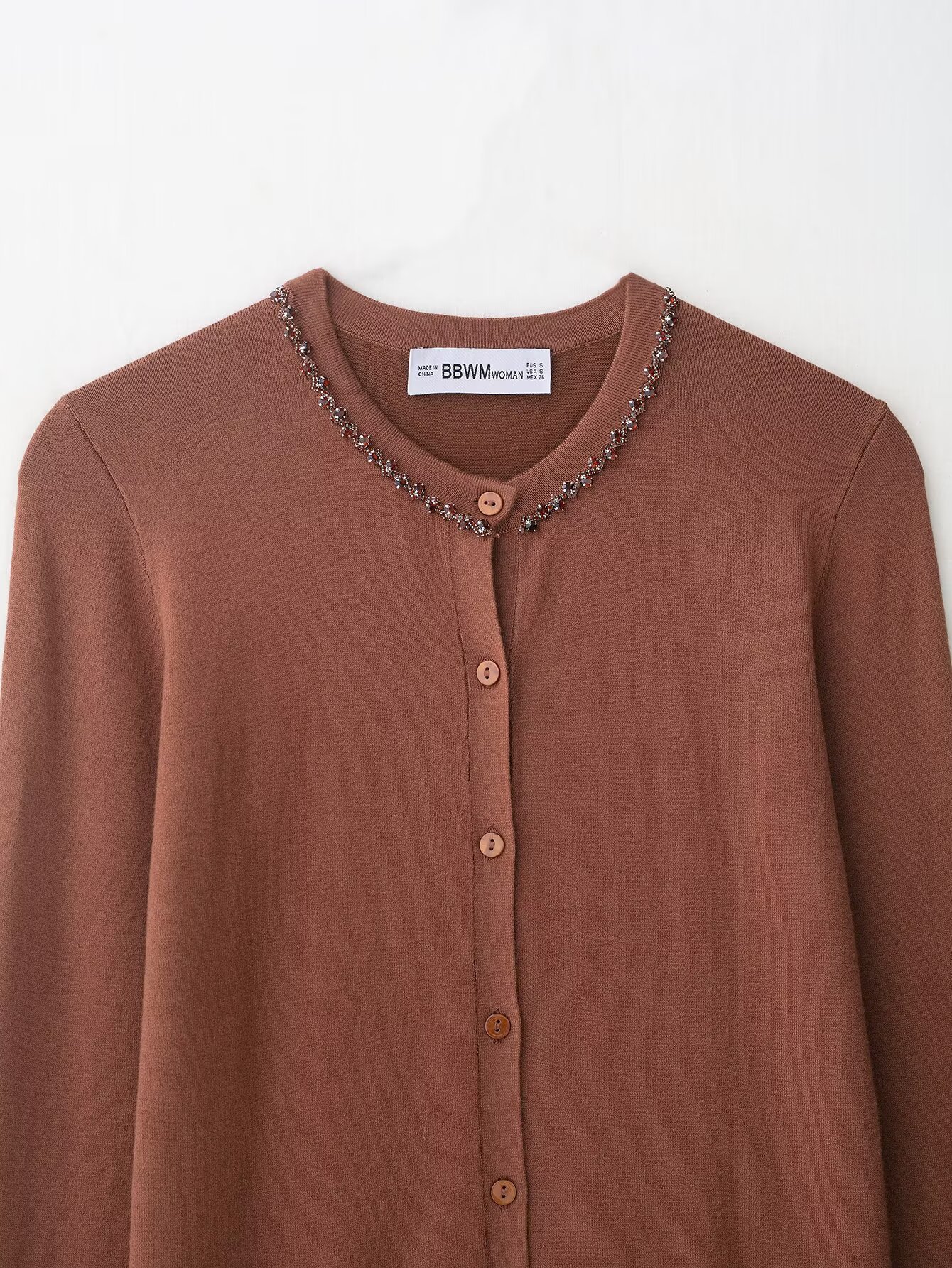 Rhinestone Accent Cardigan