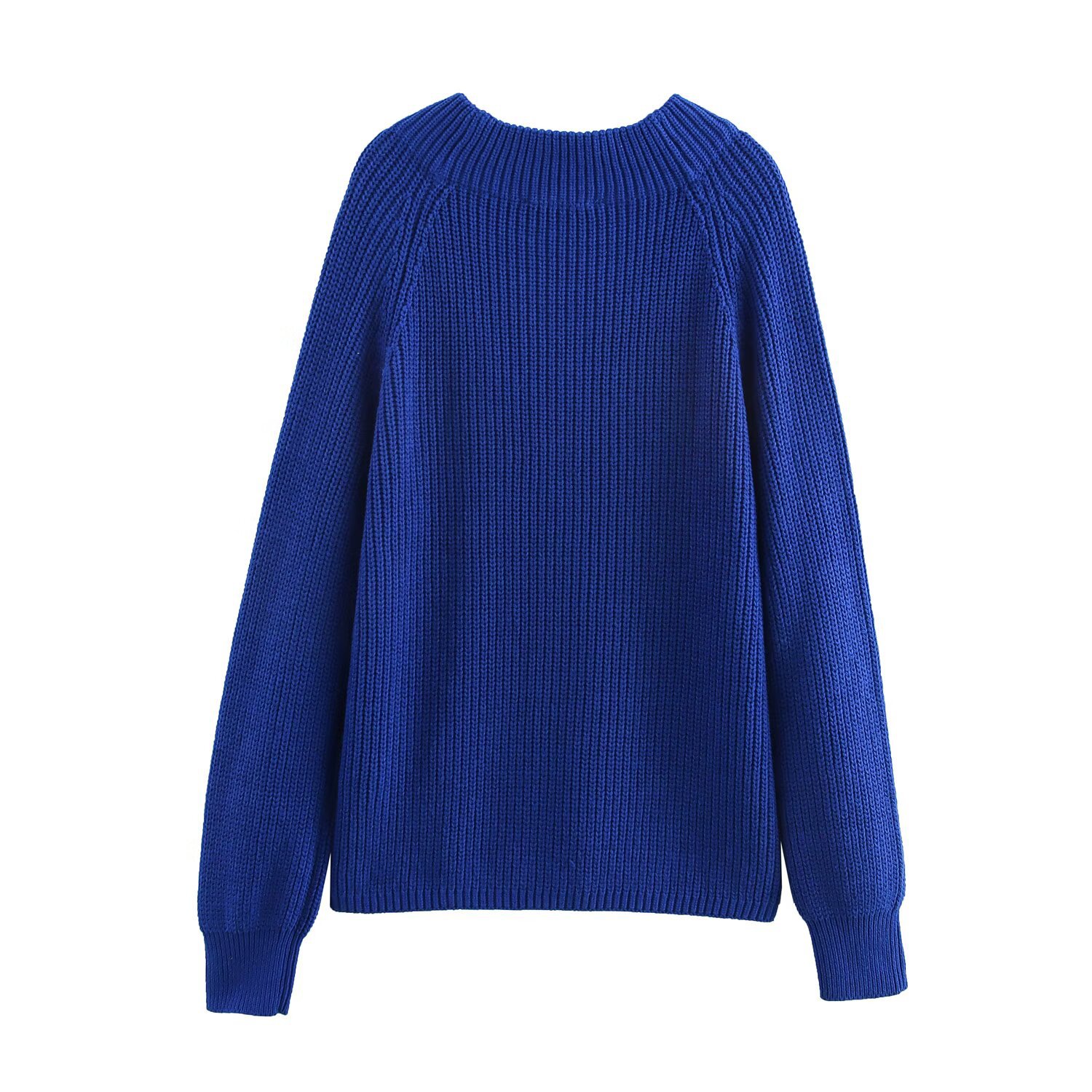Oversized Solid Long Sleeve Sweater