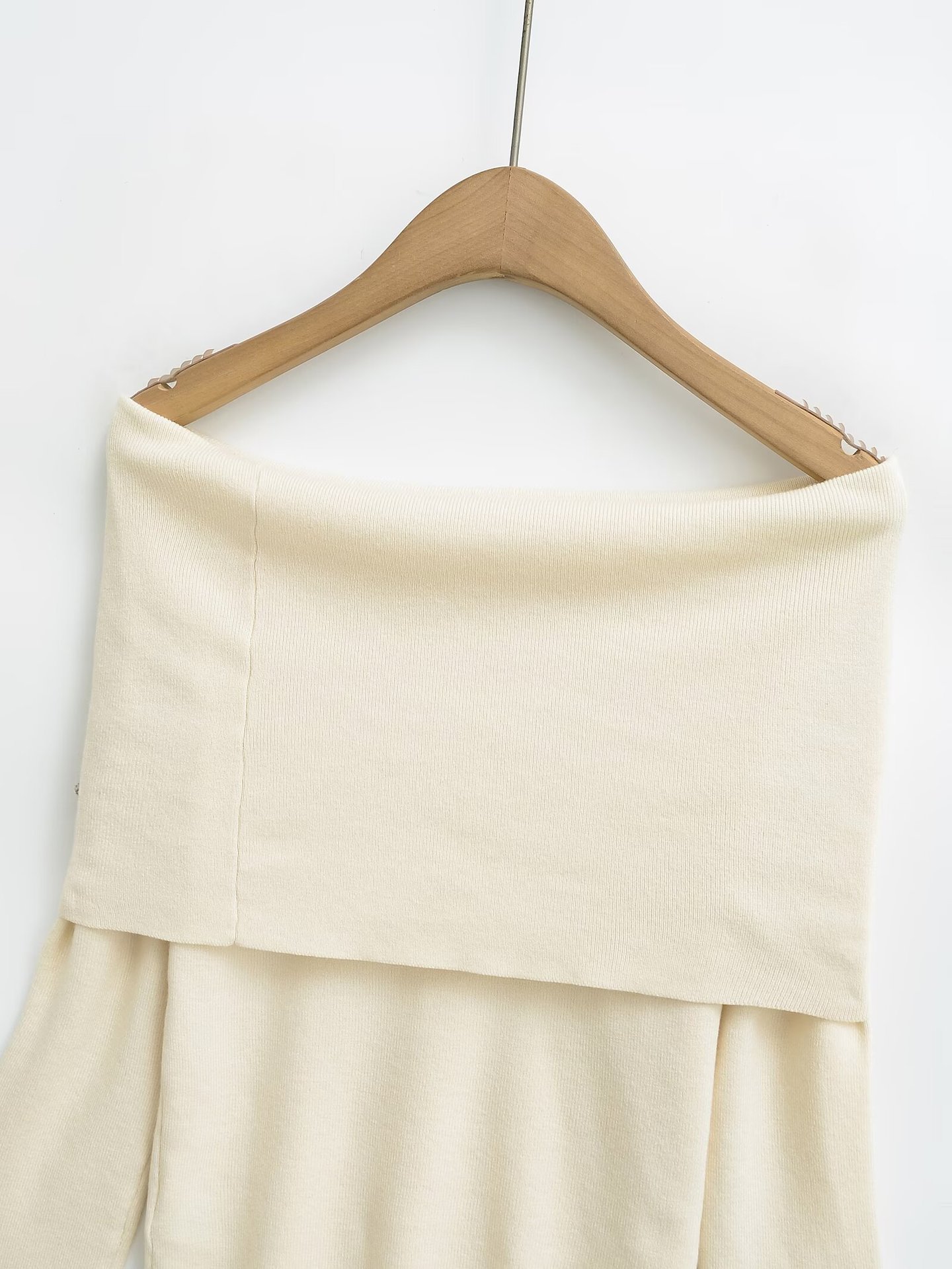 Solid Color Long Sleeve Slim Fit Sweater