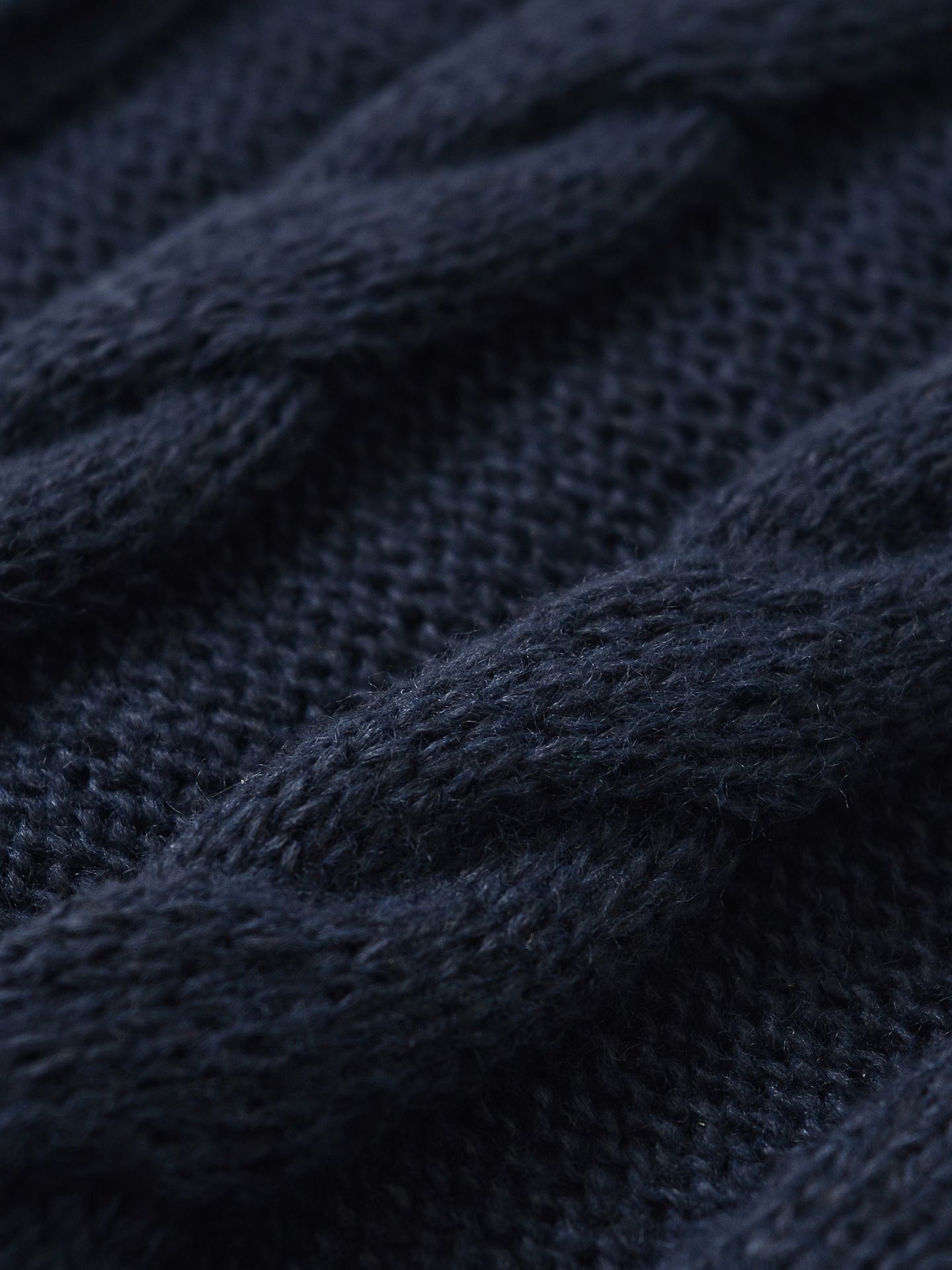 Crew Button-Front Solid Three-Quarter Sweater