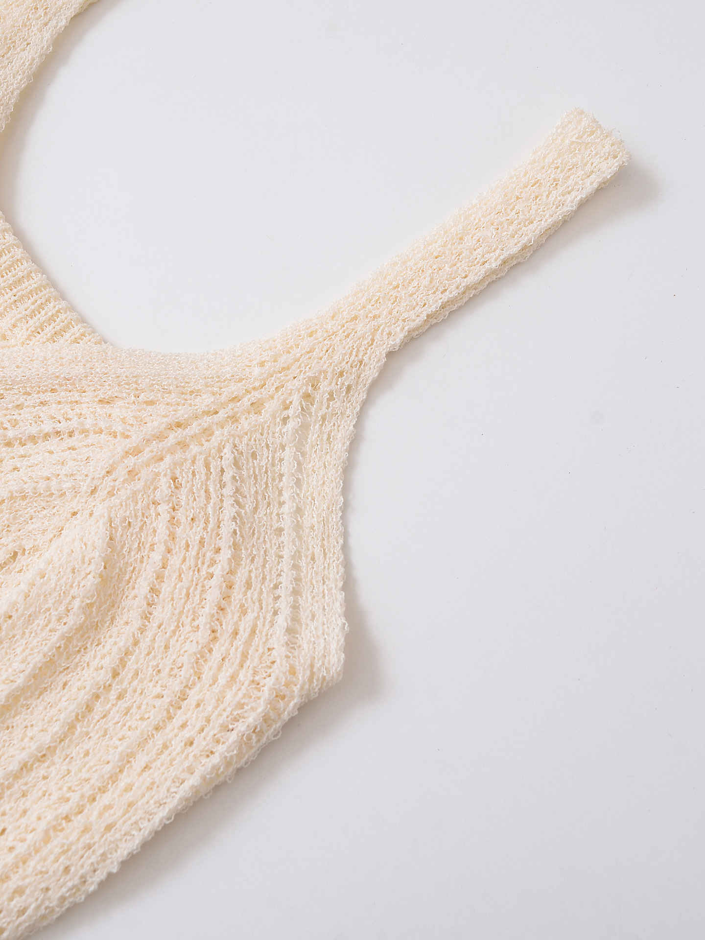 Oversized Sleeveless Polyester Cardigan Sweater