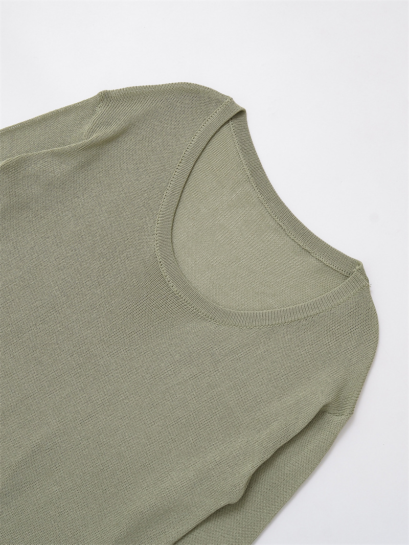 Ladies Open Front Long Sleeve Polyester Knitwear