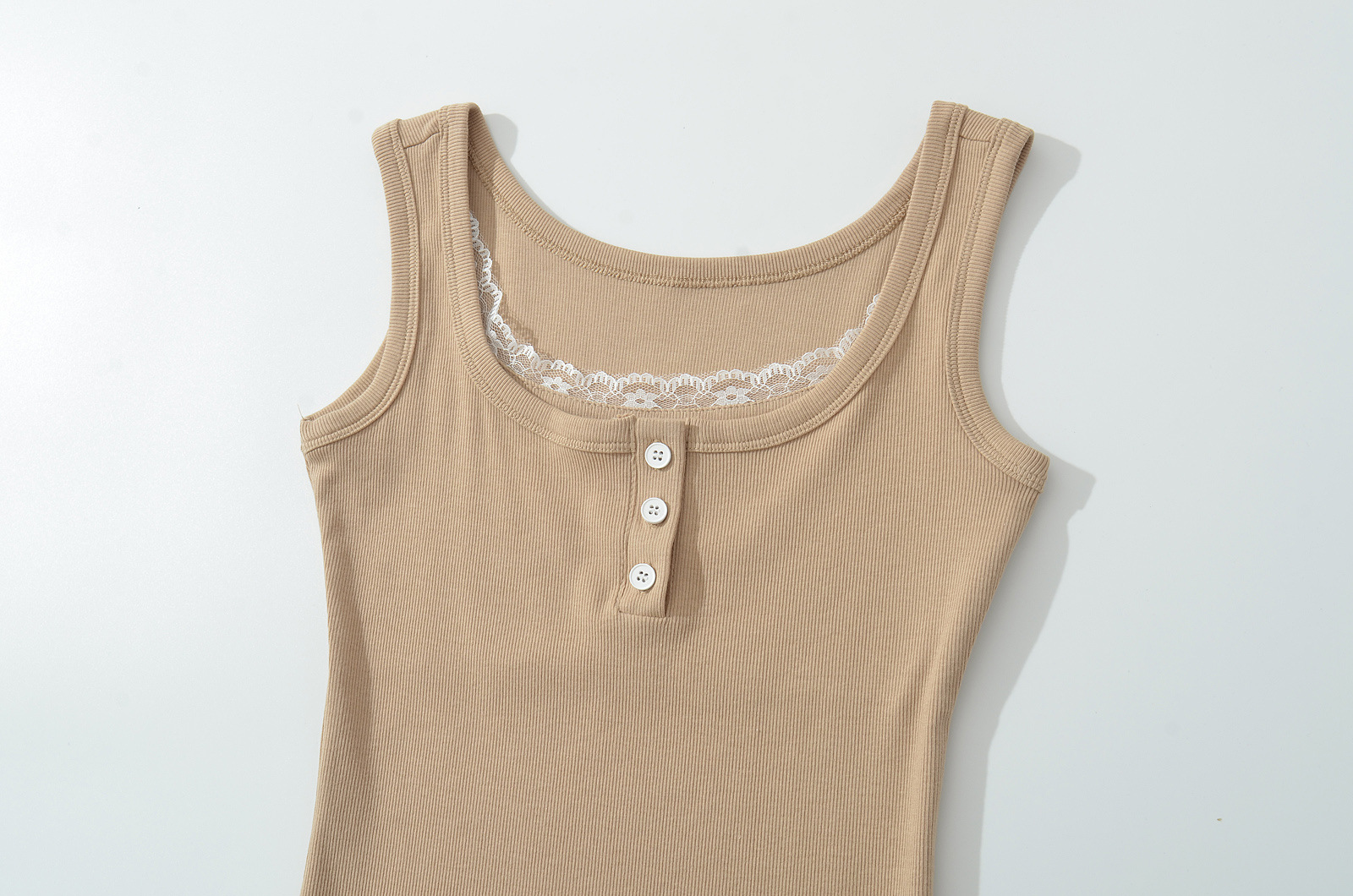 Sexy Lace Splicing Halter Top