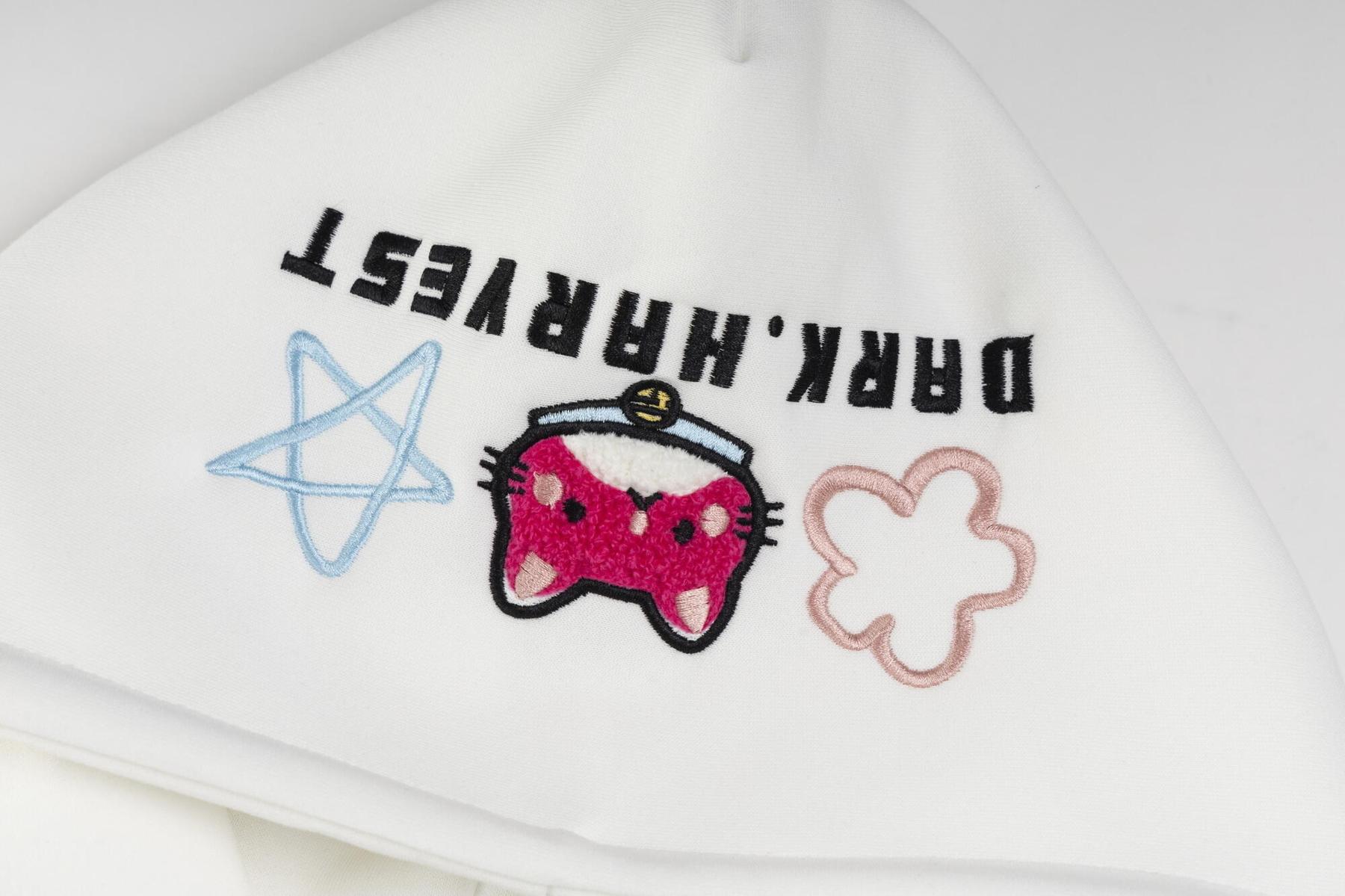 Composite Milk Silk Patch Hoodie
