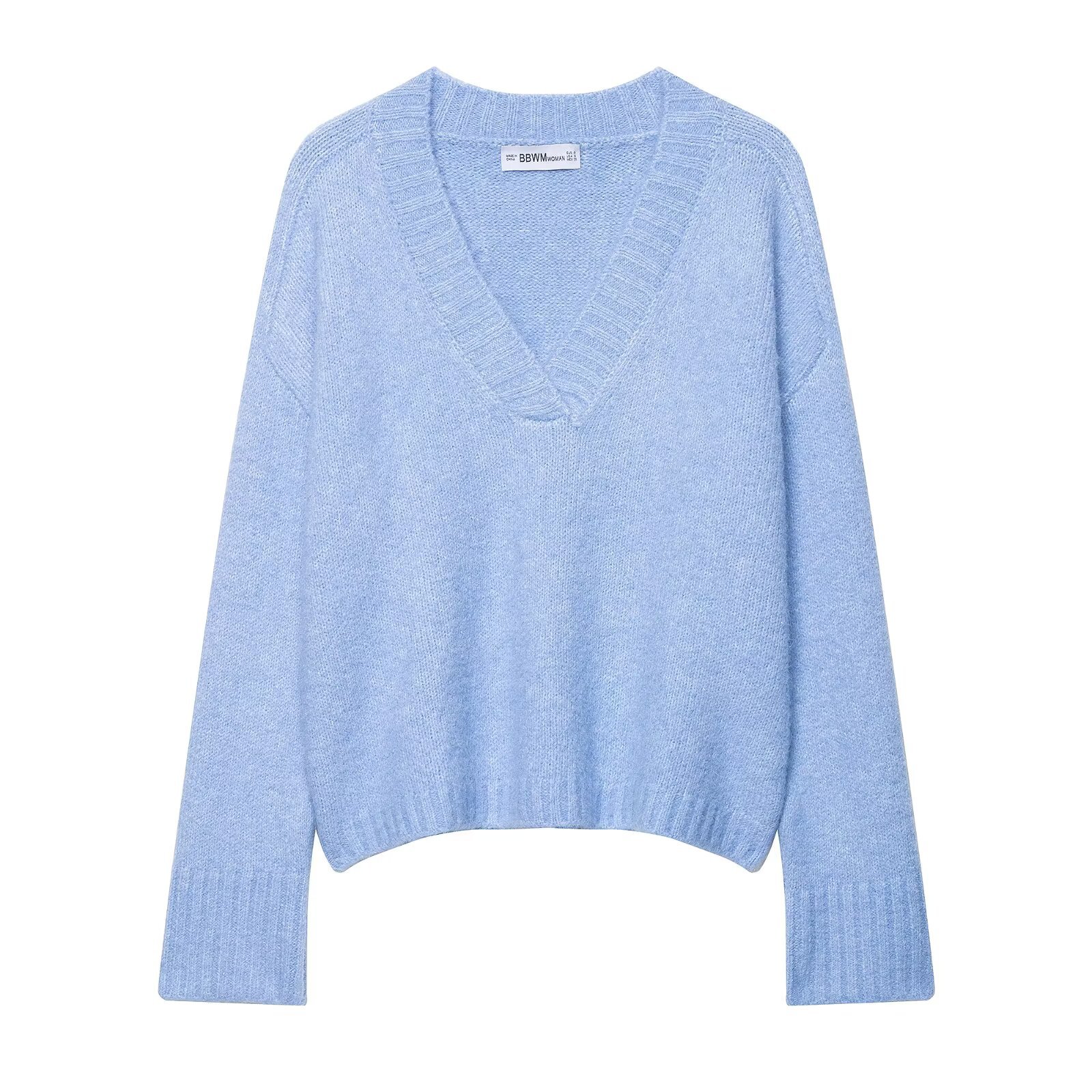 Classic Ladies Wrist-Length Plain Polyester Sweater