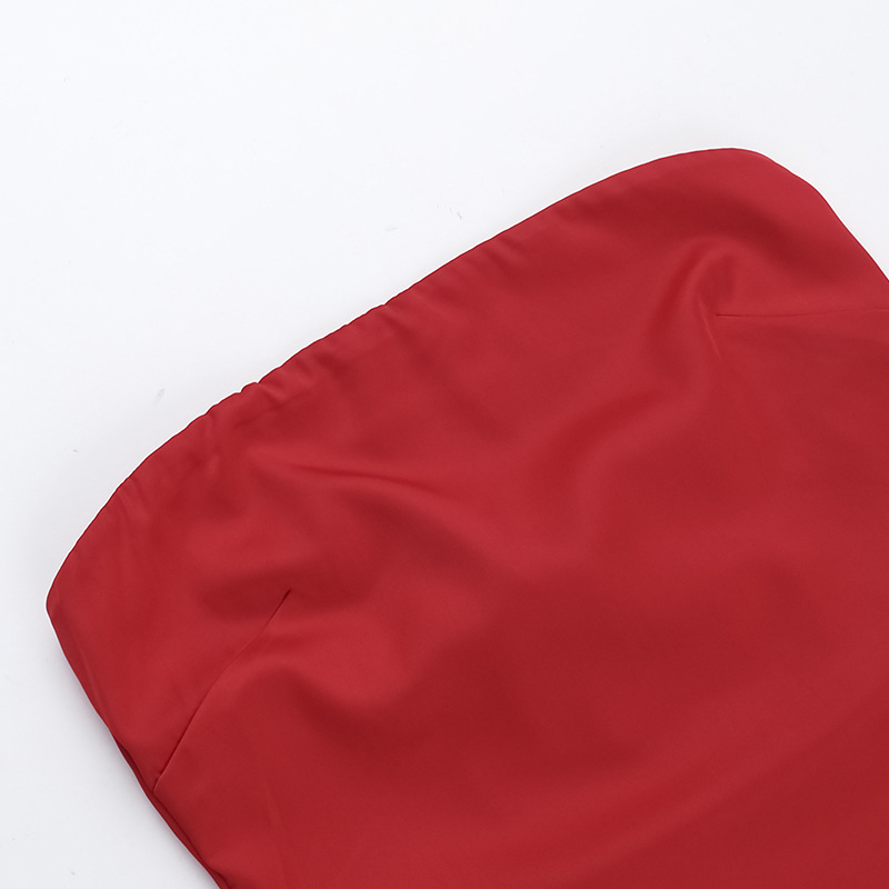 Sleeveless Polyester Spandex Tube Dress
