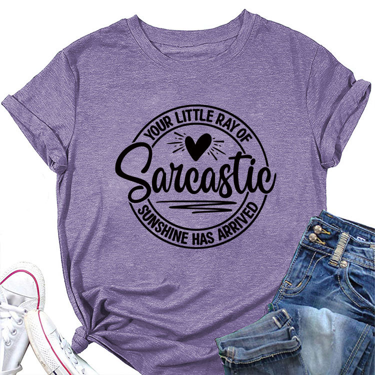 Ladies Geometric V Neck T-shirt