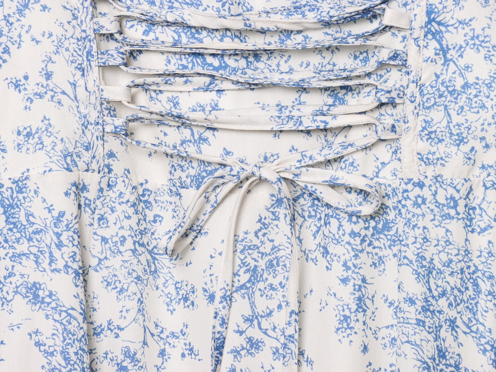 Floral Print Belted Split Square Neck Short Sleeve Maxi Dress