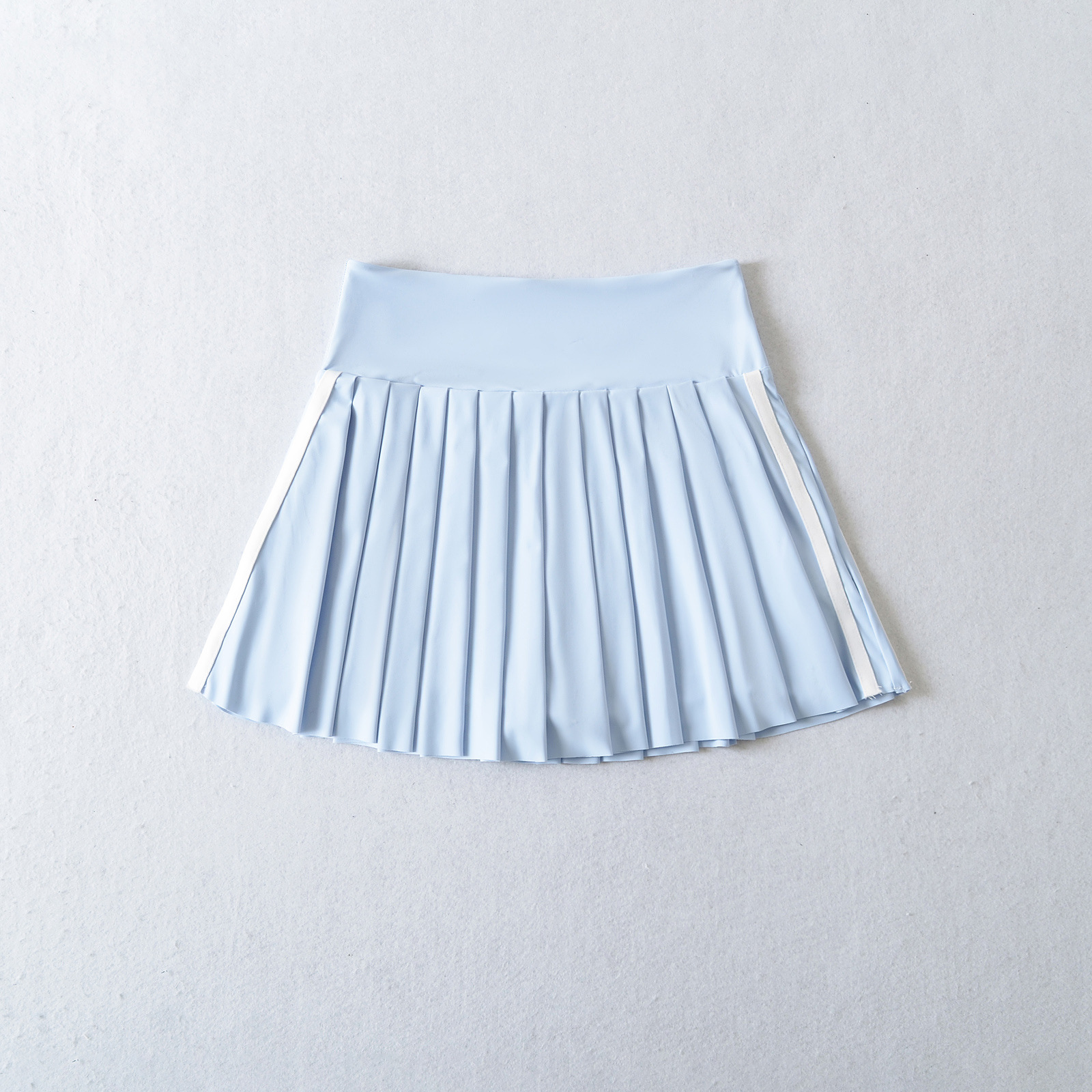 High-Waisted Quick-Dry A-Line Pleated Skirt with Lining