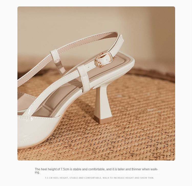 High-heeled Shoes for Women with Thin Heels, Fashionable Dress Shoes, Sandals for Women, Stylish Huizhou Women's Shoes