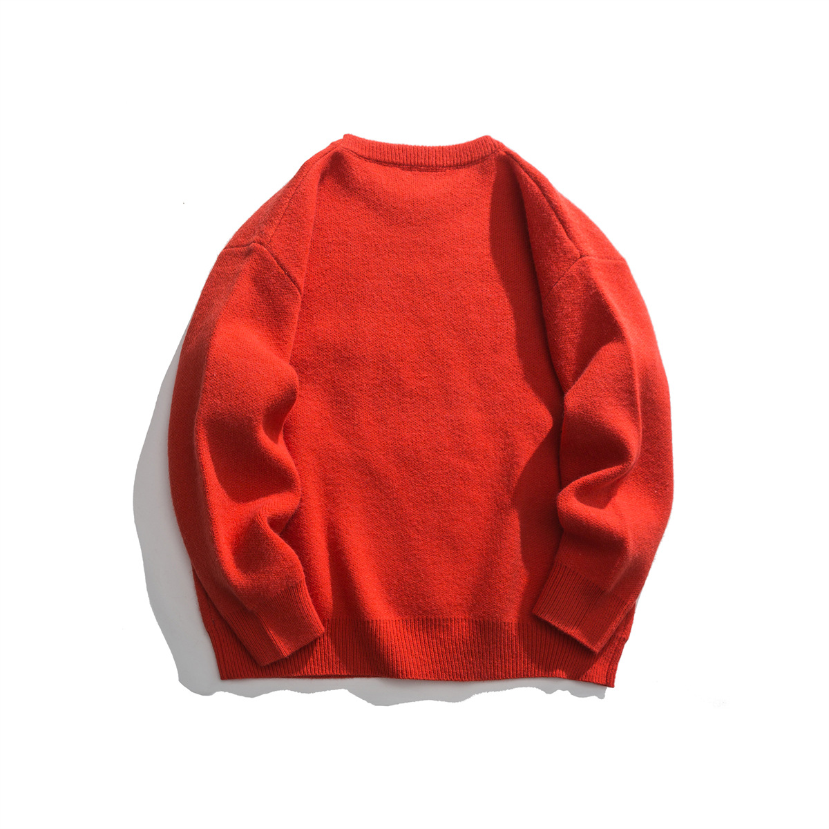 Japanese Workwear Color Block Long Sleeve Sweater