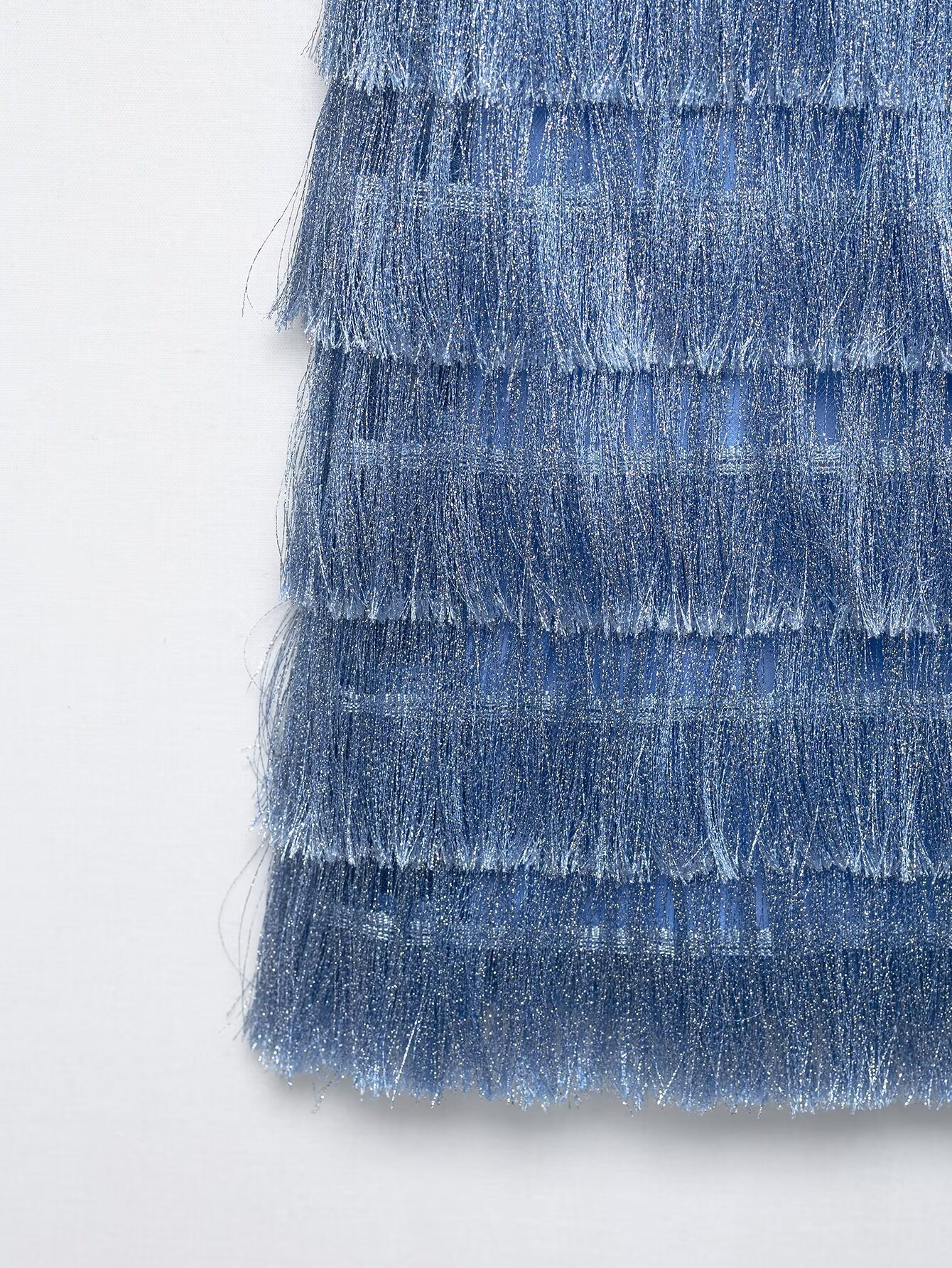 Plunge Tank Fringe Maxi Dress