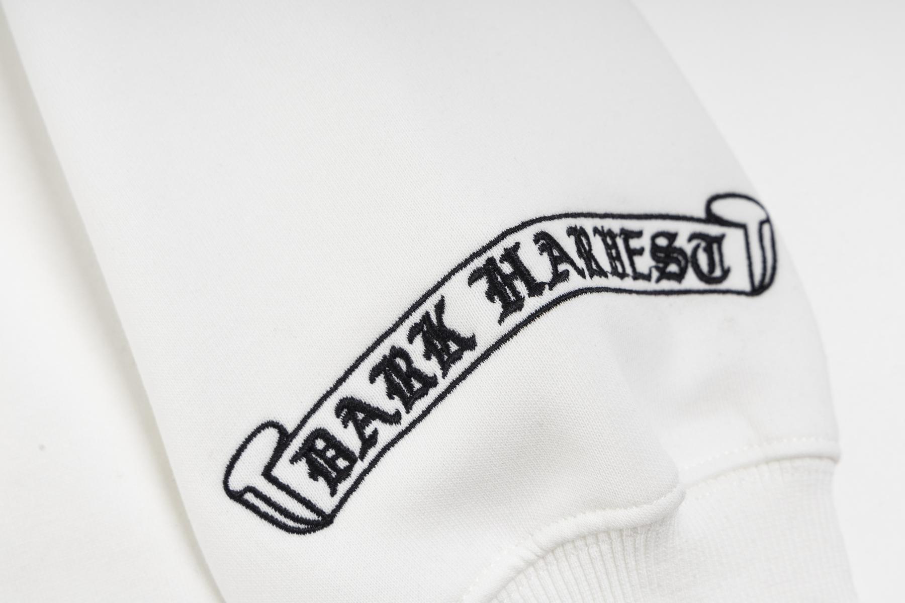Vintage Emblem Graphic Milk Silk Long Sleeve Hoodie