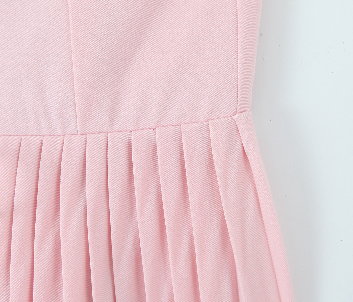 Solid One-Shoulder Sleeveless High-Waist Midi Dress