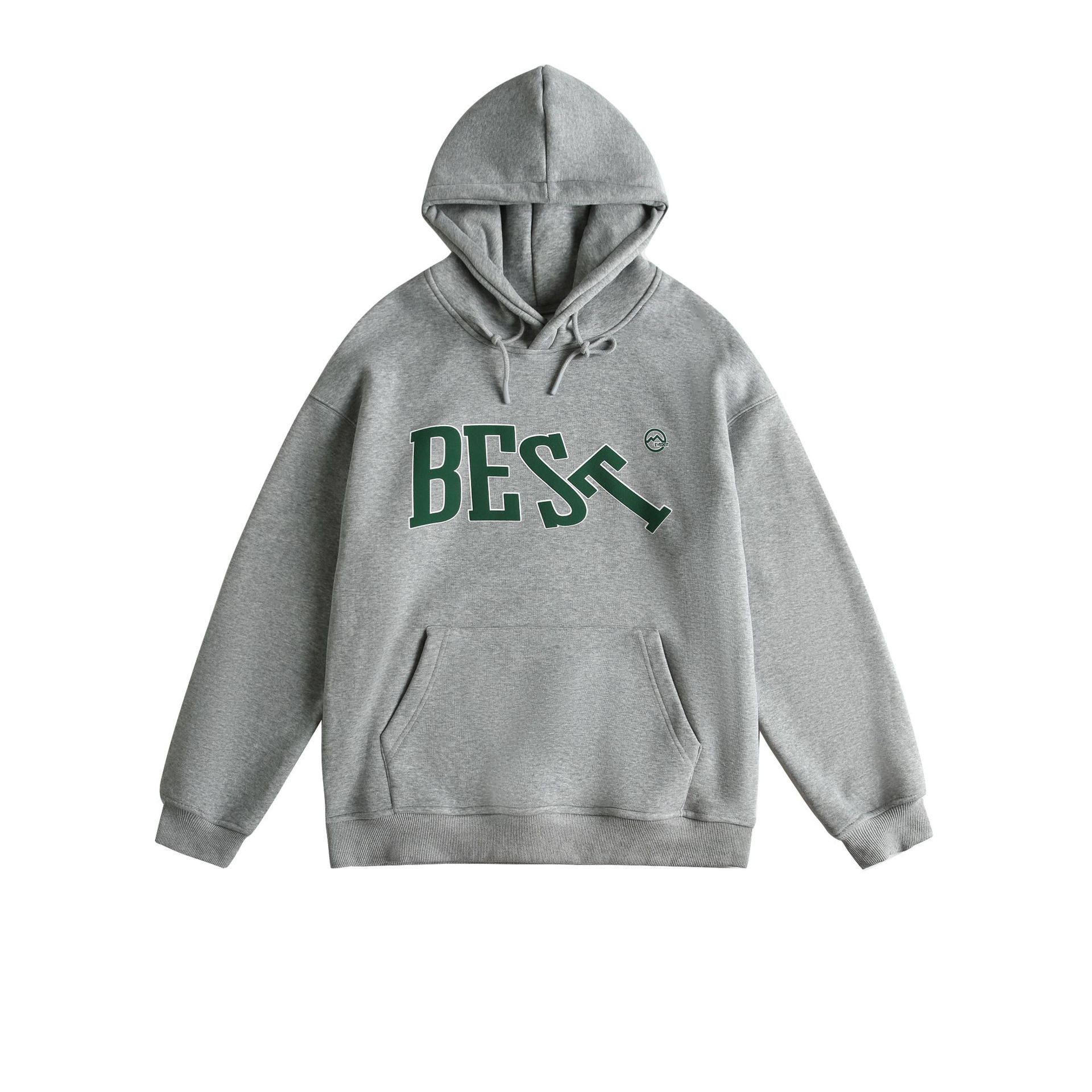 Loose Fit Cotton Blend Hood Graphic Sweatshirt