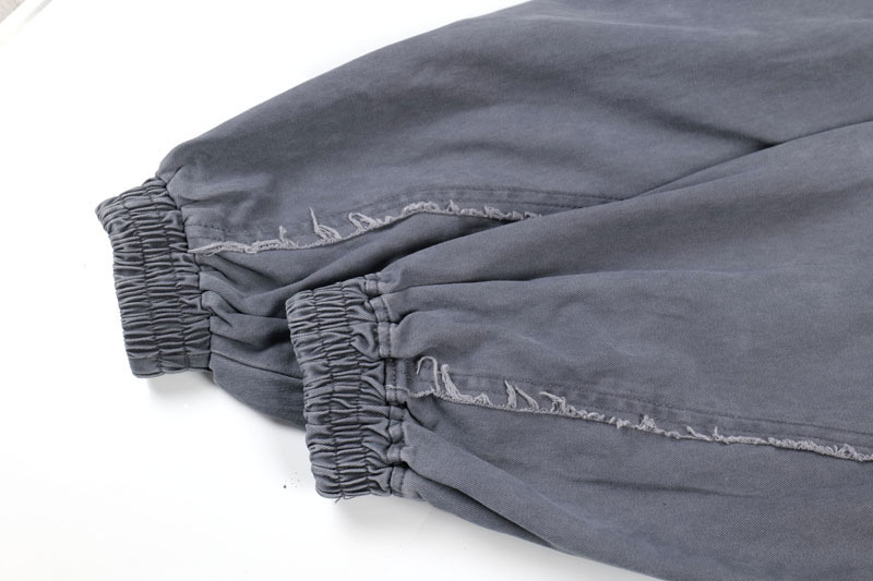 Vintage Distressed Cotton Patchwork Cropped Hooded Utility Jacket