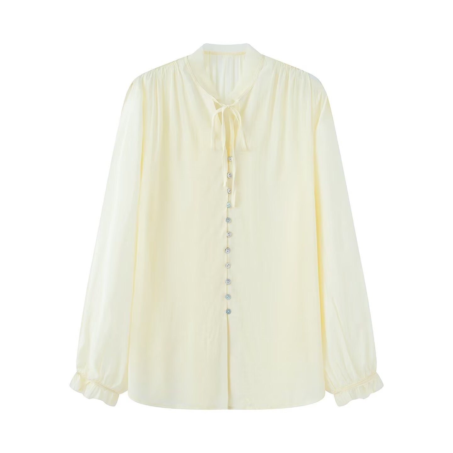 Full Sleeve Solid European Blouse