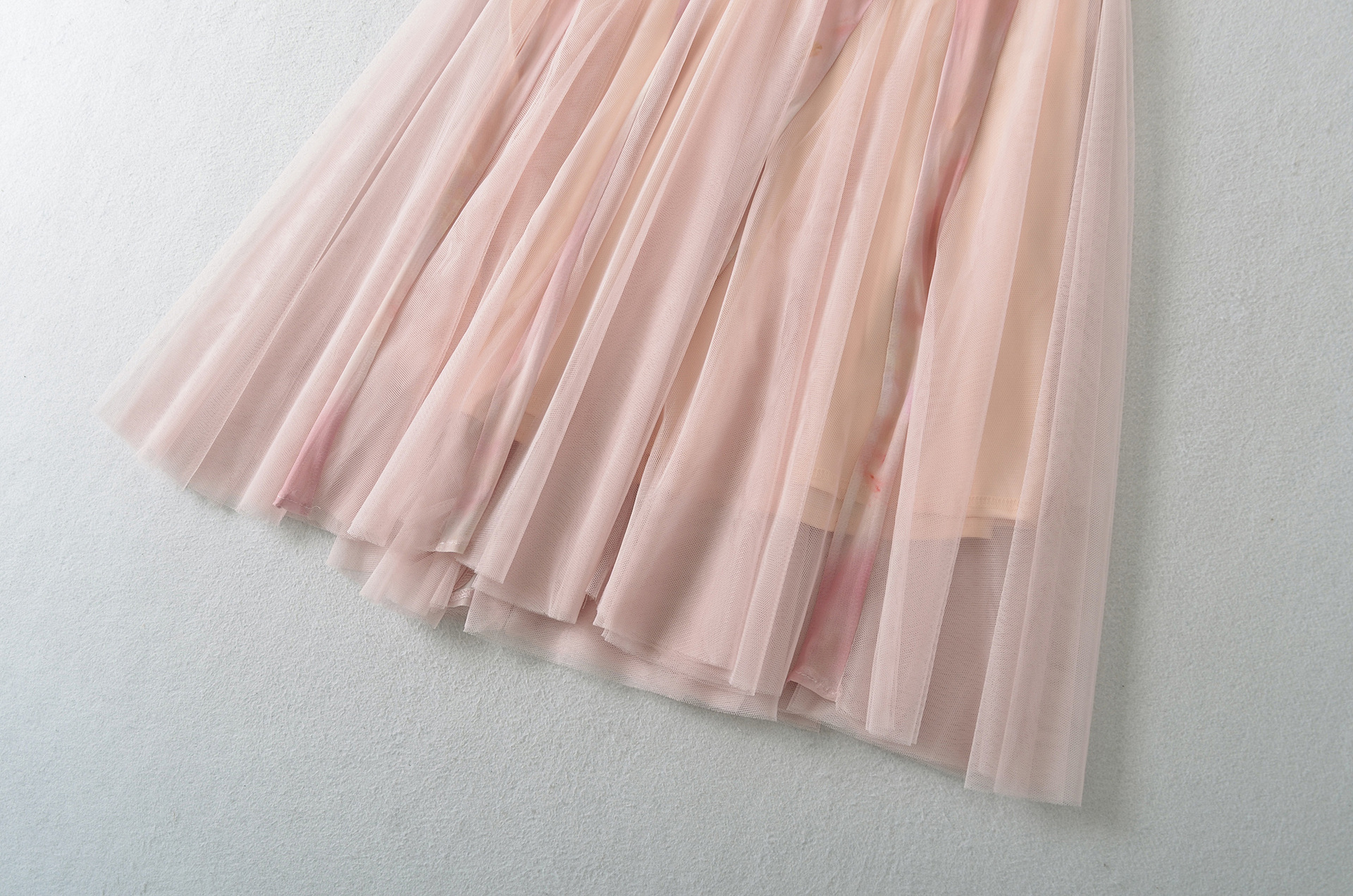 Flower Flared Strapless Dress