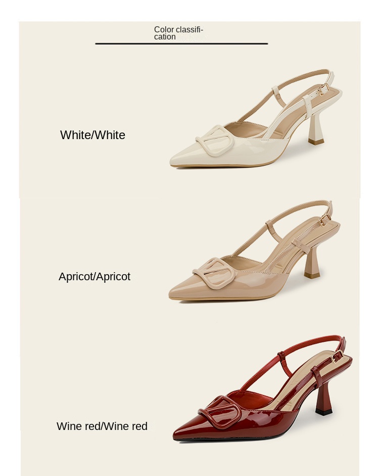 High-heeled Shoes for Women with Thin Heels, Fashionable Dress Shoes, Sandals for Women, Stylish Huizhou Women's Shoes
