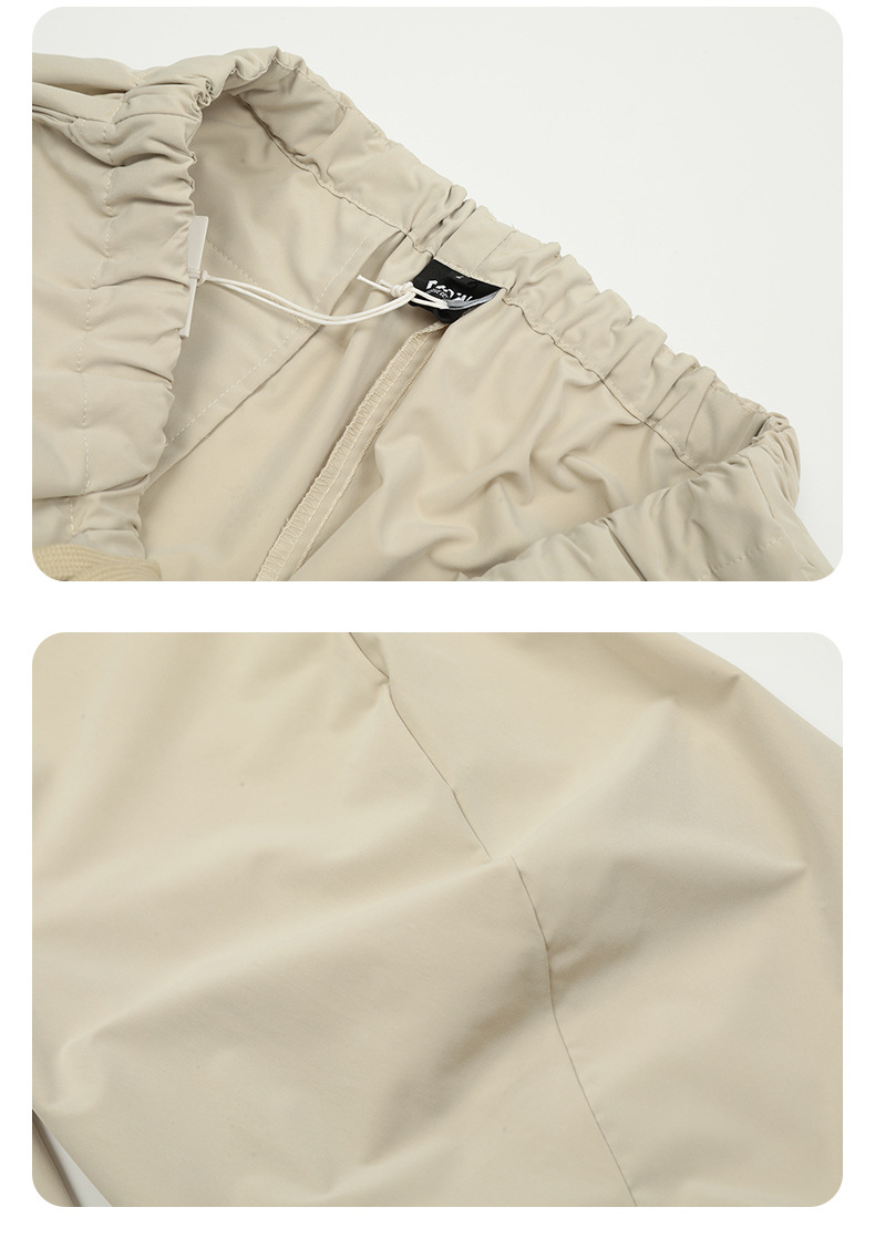 Work Pants for Men and Women Loose Quick-Dry Straight Leg Cargo Trousers