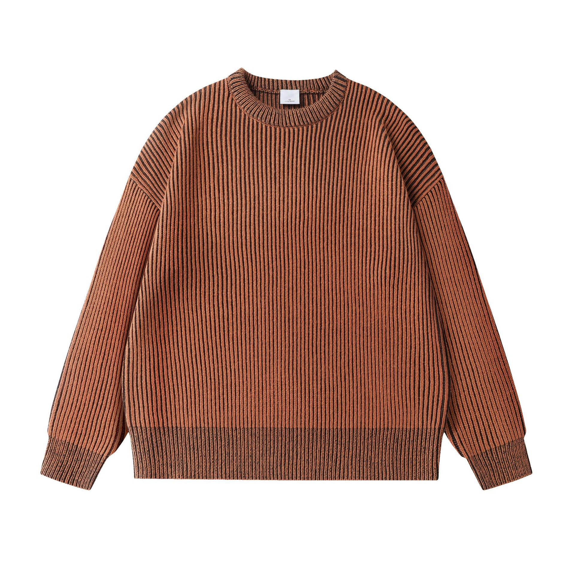 Vintage Washed Slouchy Cotton Blend Sweater