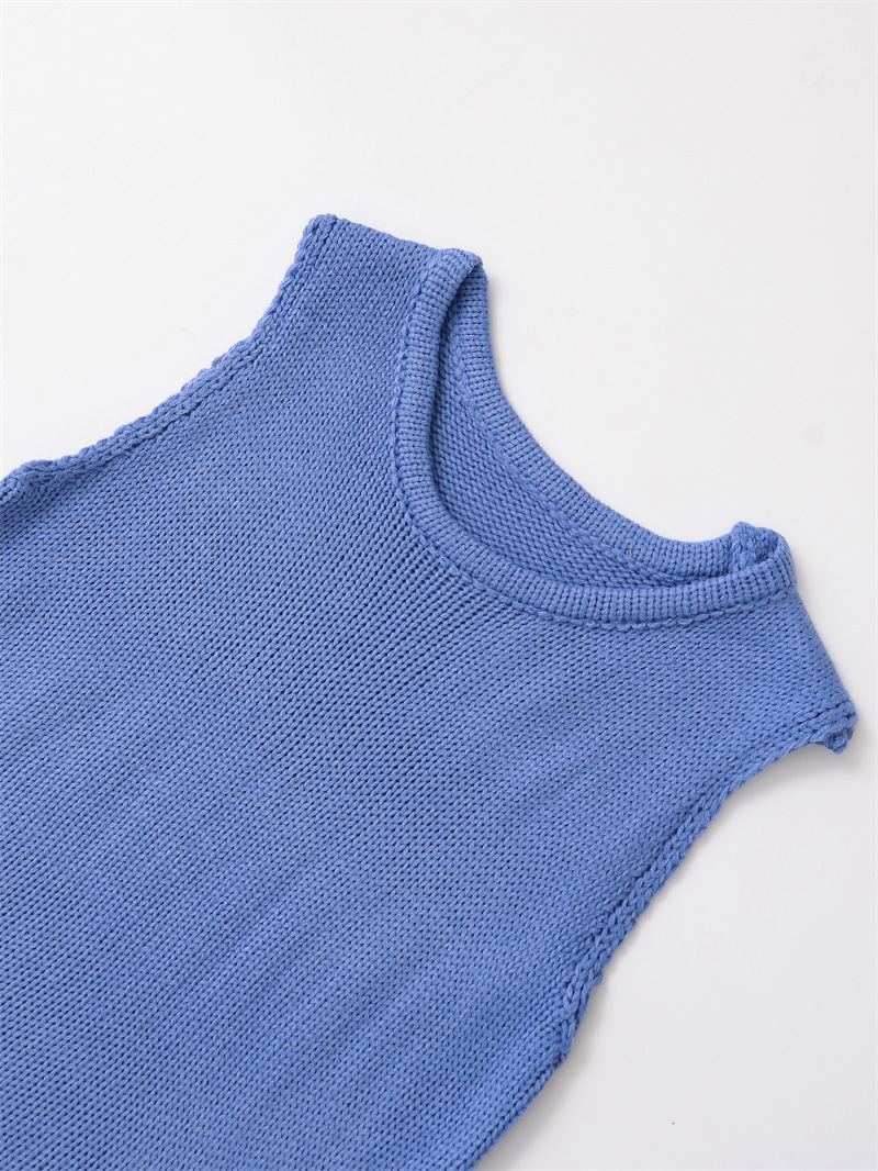 Women Plain Crew Pullover Knitwear
