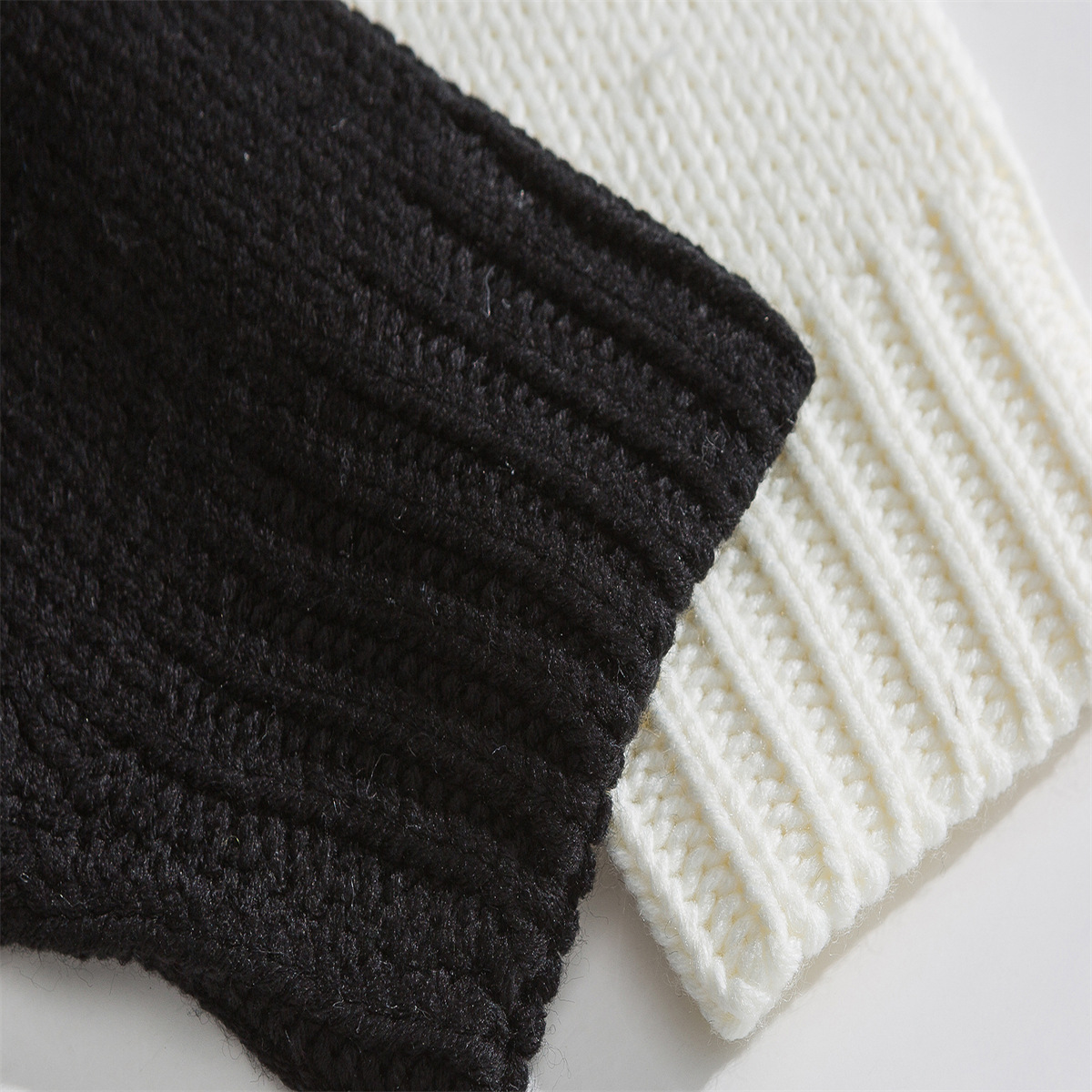 Japanese Workwear Contrast Block Oversized Sweater