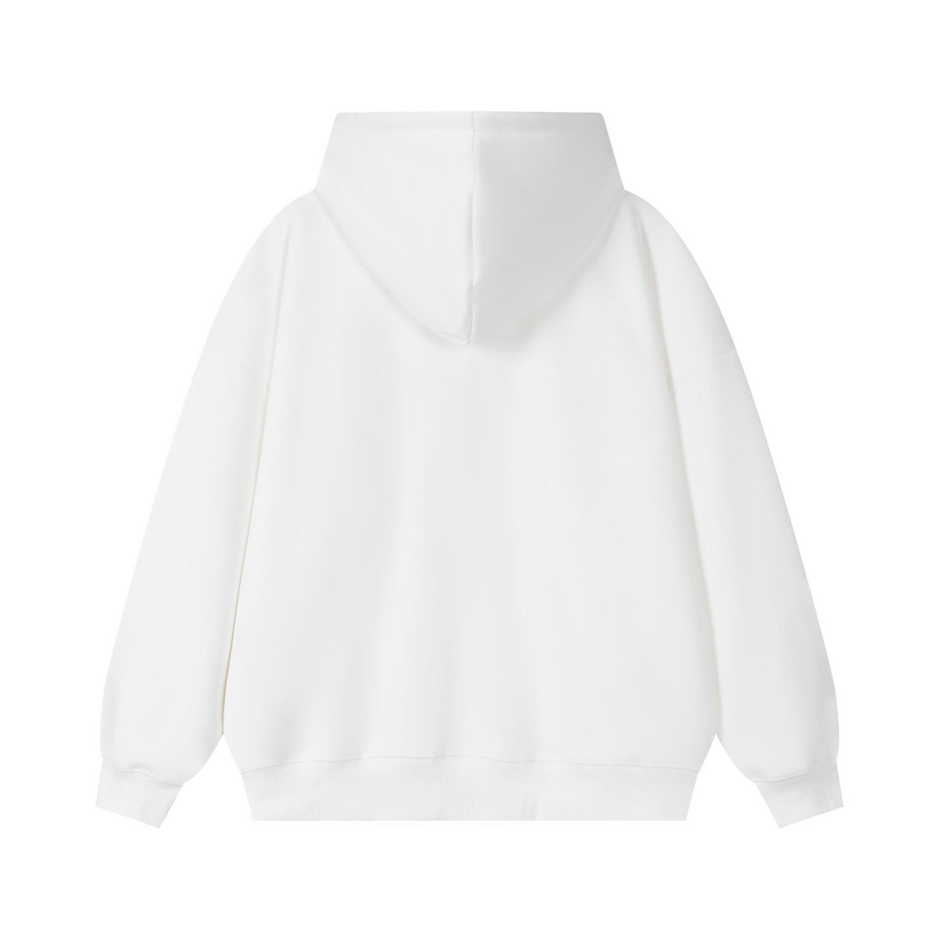 Cotton Urban Alphabet Patch Hoodie