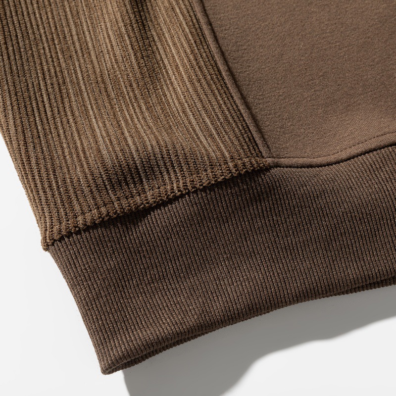 Man's Relaxed Cotton Letter Hoodie