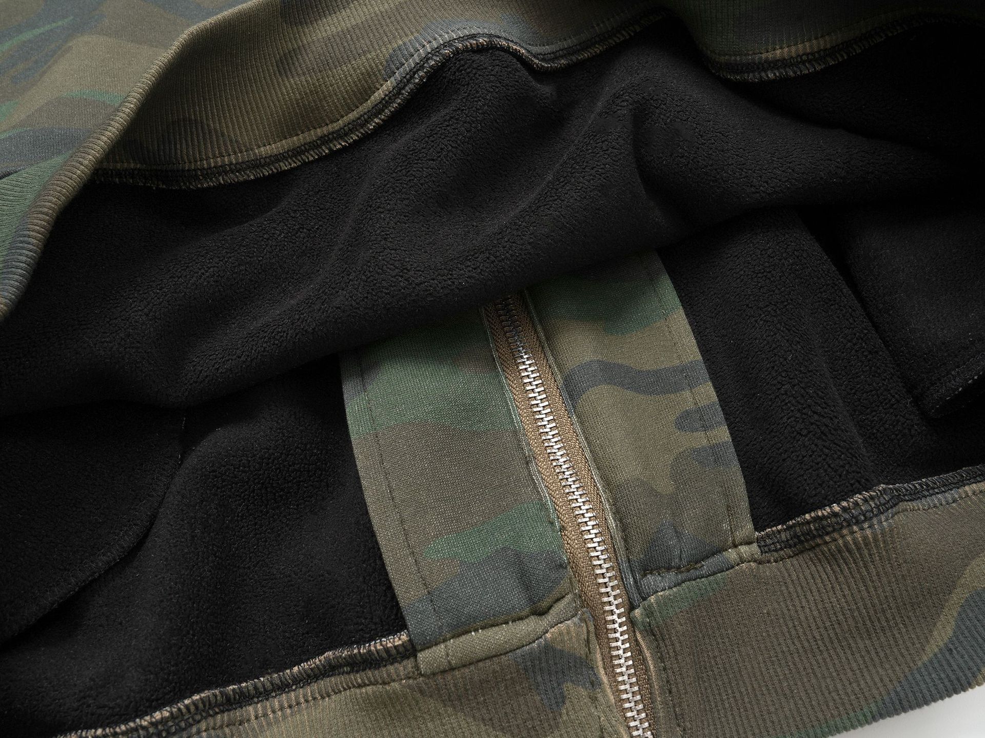Urban Camo Oversized Cotton Blend Hoodie