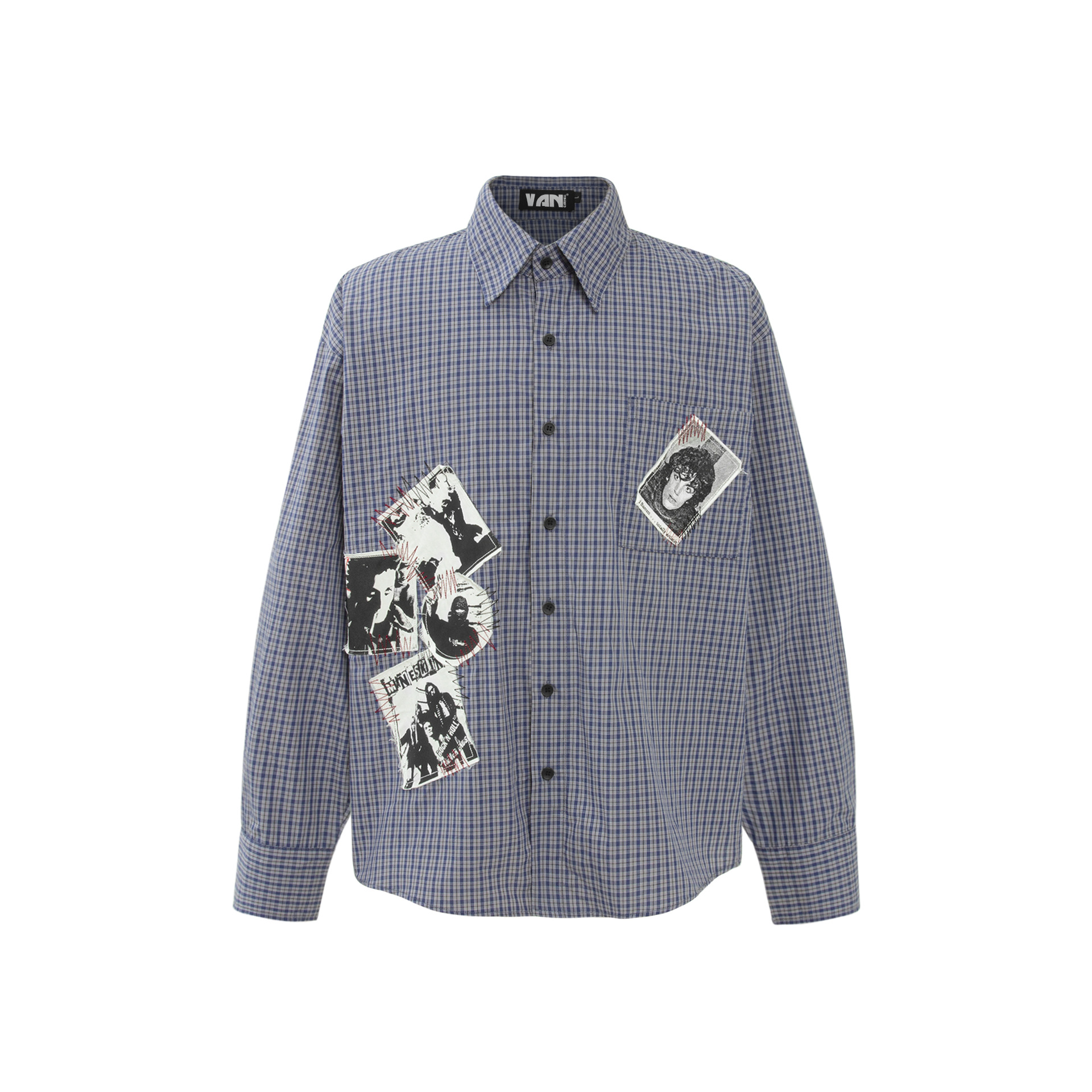 American Retro Oversized Check Cotton Shirt