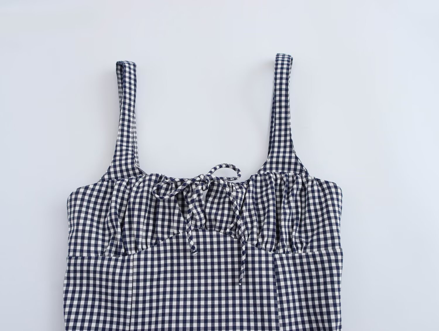 Urban Slim Cropped Grid Vest