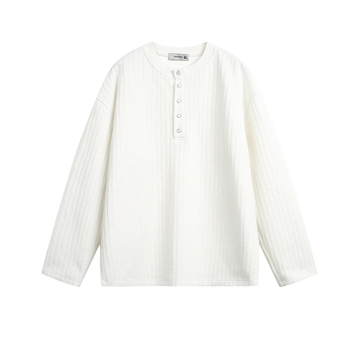 Full Sleeve Henley Sweatshirt