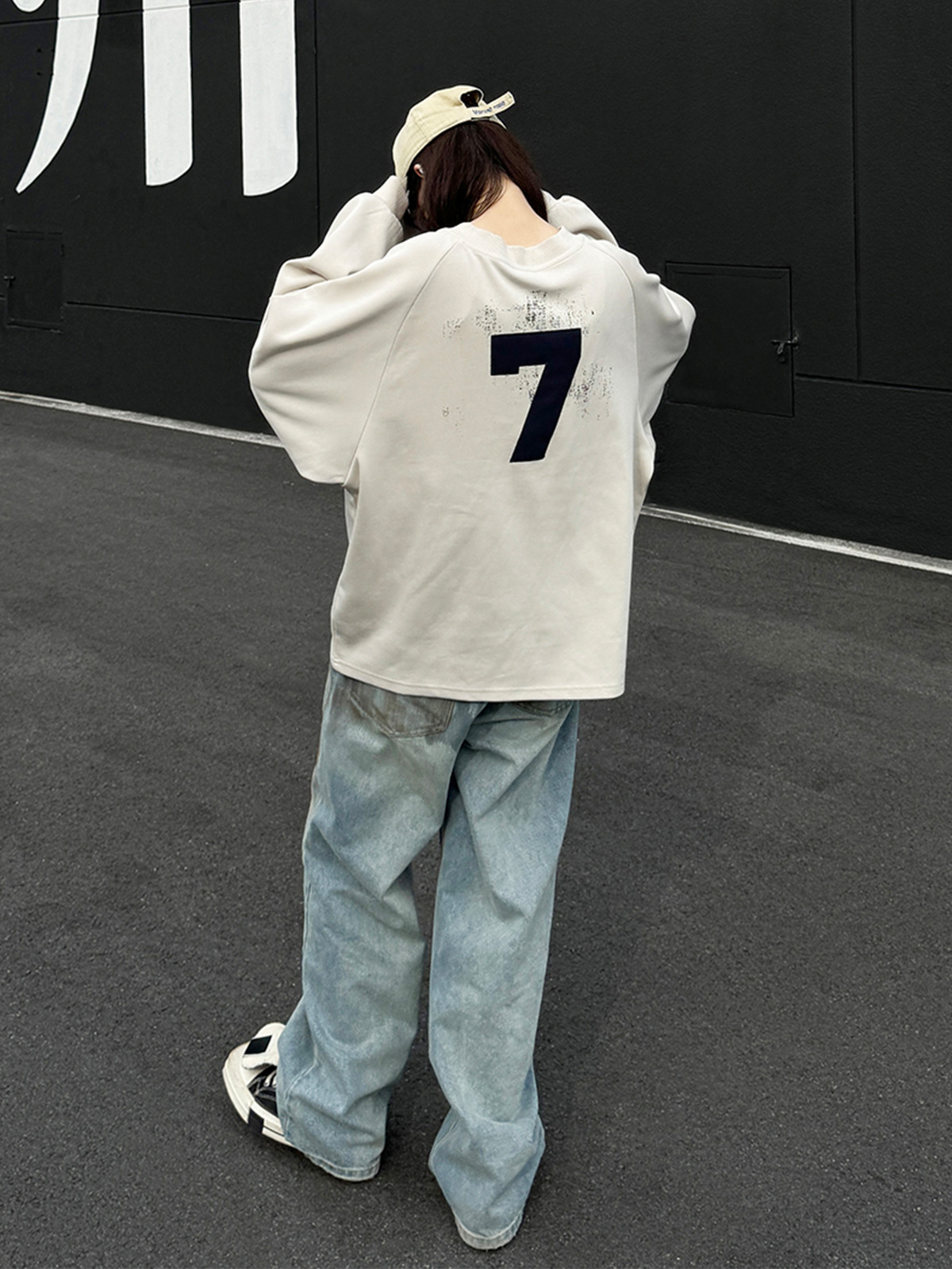 Vintage Athletic Cotton Crewneck Sweater