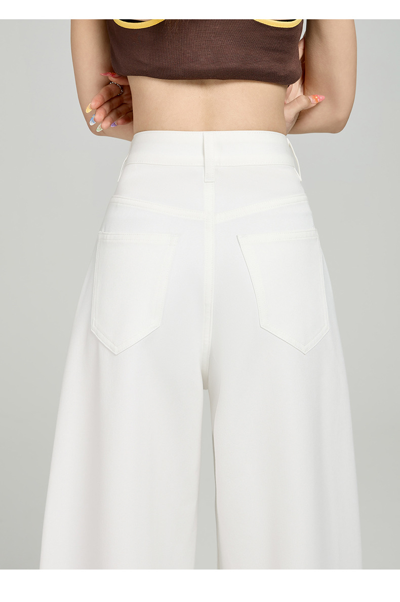 Women's Wide-Leg Jeans with Loose and Slimming Straight Leg Pants