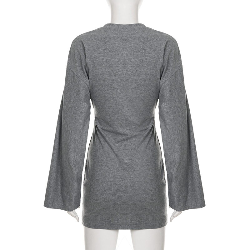 Sleek Contour Mini Dress