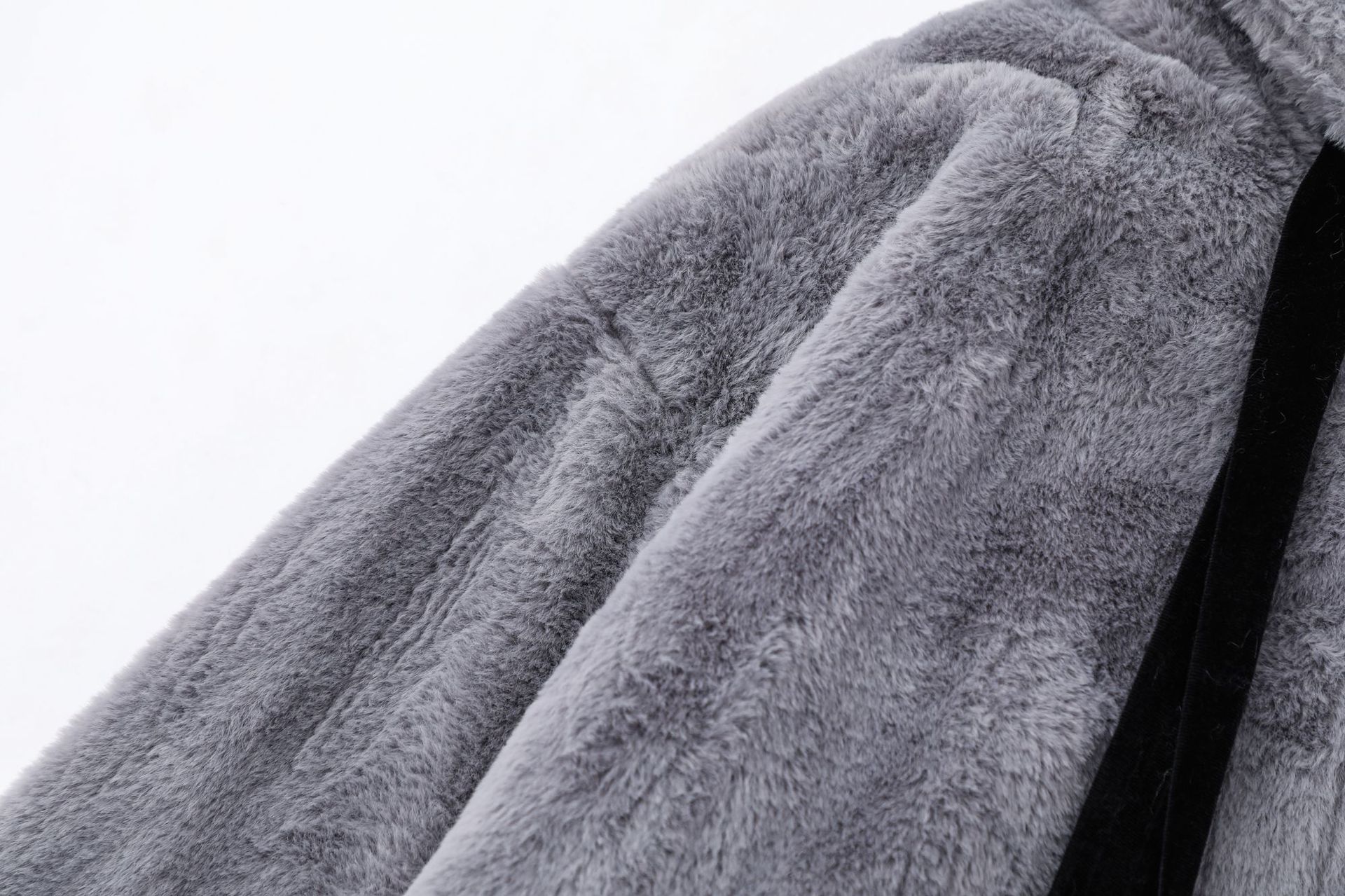 Loose Fleece-Lined Thick Warm Hooded Cotton Jacket