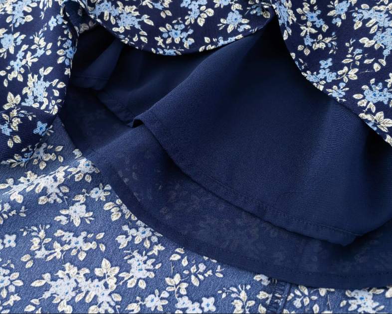 Strap straps floral print long skirt women's dress