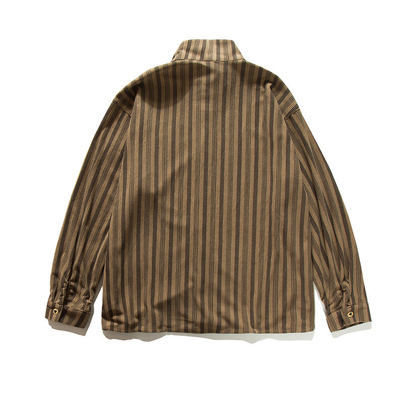 Retro Japanese Oversized Polyester Shirt