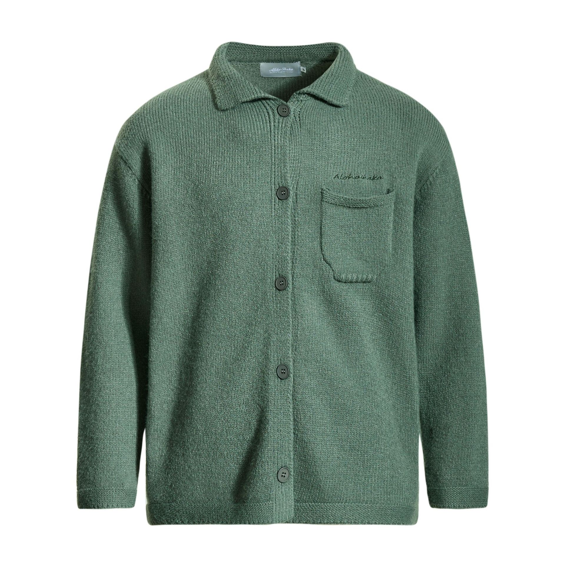 Genderless Oversized Embellished Jacquard Cardigan