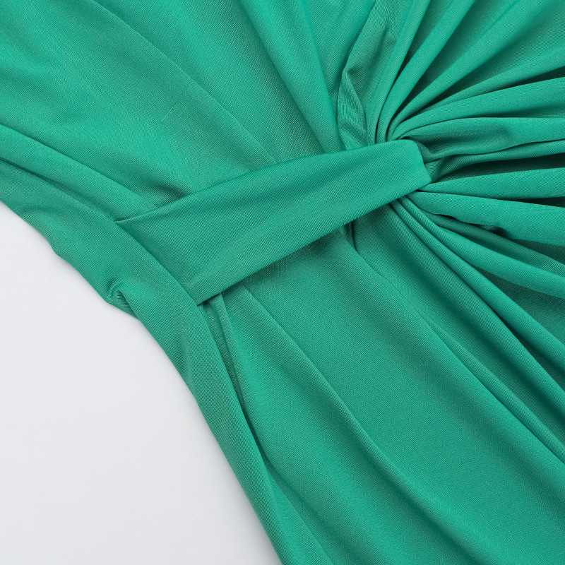 Spaghetti Strap Bodycon V-Neck High-Waist Split Maxi Dress
