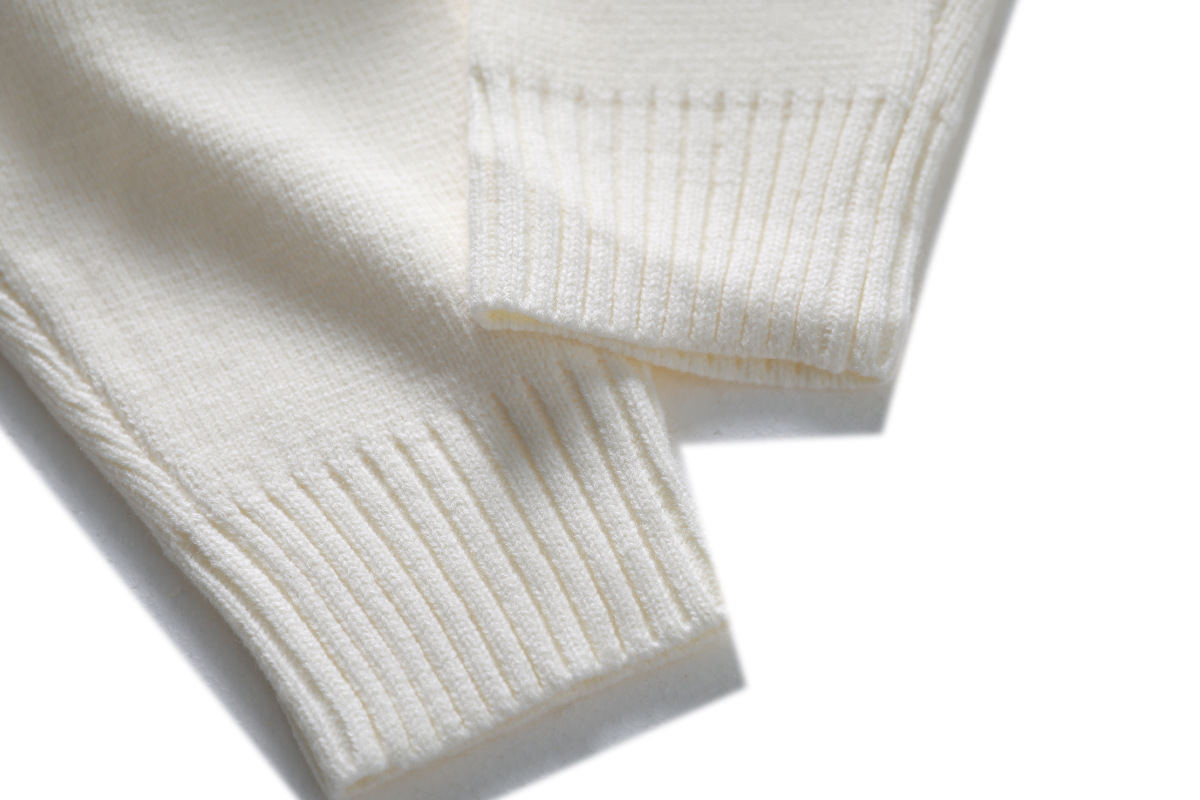 Plain Stand Collar Sweater Japanese Minimalist
