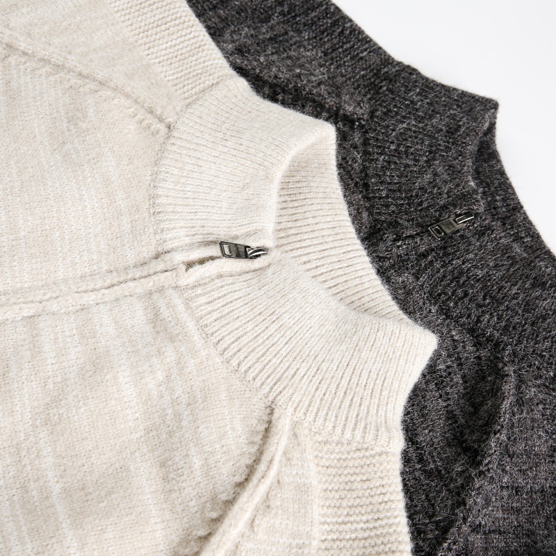 Japanese Workwear Jacquard Long Sleeve Oversized Cardigan