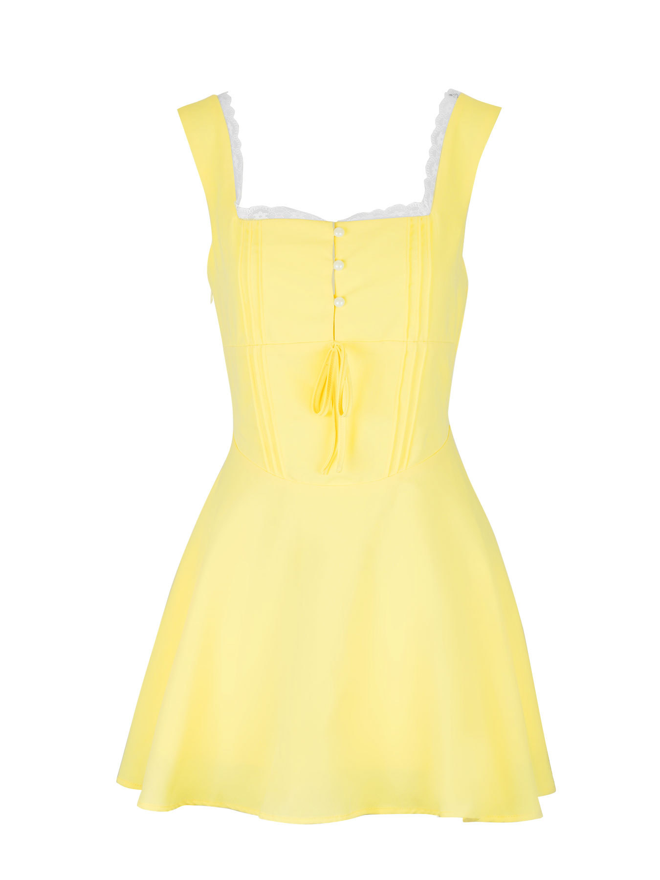 Bold Embroidered Sleeveless Front Closure Dress