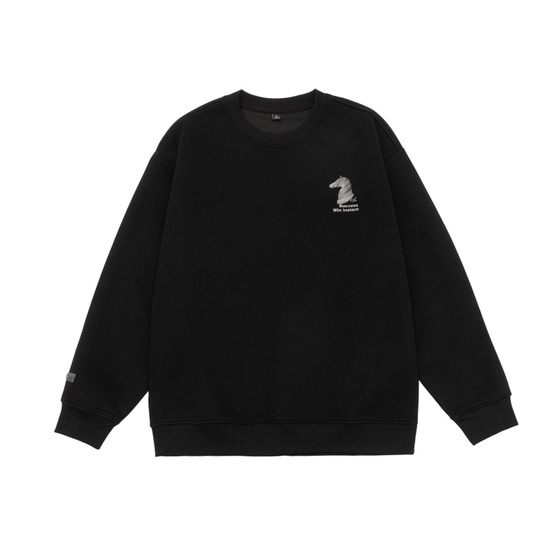Relaxed Fit Letter Long Sleeve Hoodie
