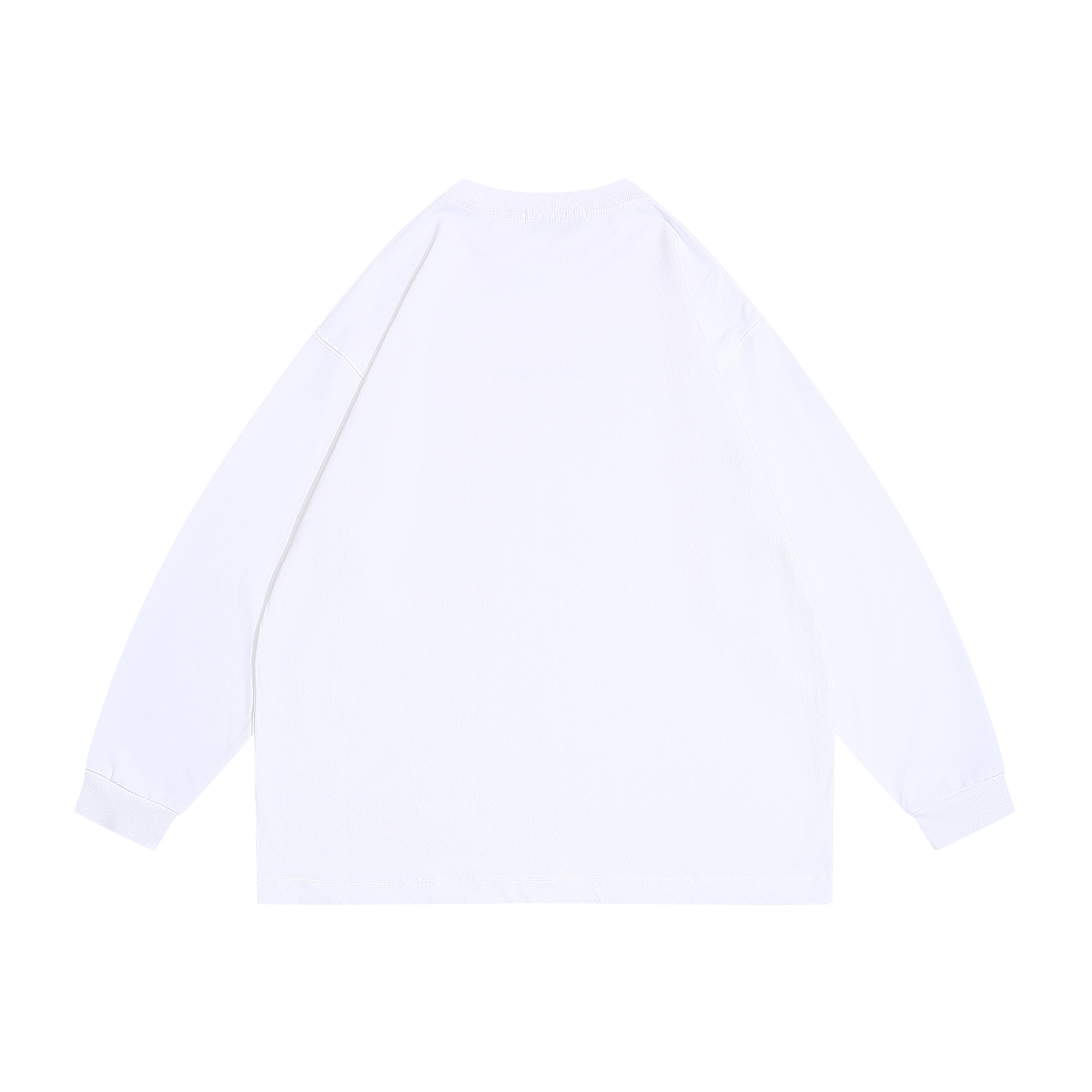 Oversized Full Arm Cotton Blend Alphabet Graphic T-Shirt